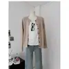 Suéter de punto trenzado, adelgazante y rejuvenecedor, cárdigan de punto para mujer, moda otoño 2026, chaqueta corta versátil de punto trenzado