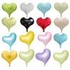 Nuevo Globo de Película de Aluminio de Color Sólido con Forma Irregular de Corazón de Durazno de 22 Pulgadas para Decoración de Día de San Valentín, Boda, Fiesta de Cumpleaños