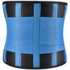 Cinturón de sudoración para hombres y mujeres, moldeador corporal, fitness, yoga, levantamiento de pesas abdominales elástico, color negro.