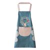 Delantal de mano borrable para mujer, manguito de cocina, overol de cocina antiadherente transpirable impermeable para hornear, hogar, sin mangas, correa para la cintura