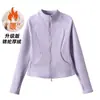 Ropa de Yoga Otoño Invierno Cálida Partícula de Núcleo Polar Fino Chaqueta de Cuello Alto Cremallera Manga Larga Adelgazante Running al Aire Libre Fitness Top