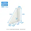 Código de ángulo triangular engrosado soporte de ángulo de 90 grados ángulo de hierro código colgante de gabinete conector de refuerzo de placa de estante accesorios pequeños