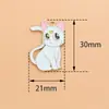 Acessórios para Joias DIY da Série Animal Transfronteiriço, Joias DIY Feitas à Mão de Gato e Peixe, Acessórios para Joias DIY de Alto Valor