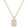 ZA primavera y verano nuevo collar moda europea y americana metal ligero de lujo collar con letras en inglés moda para ir al trabajo collar de diamantes