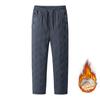 Pantalones casuales gruesos con forro polar, suéter con bolsillo y cremallera, pantalones cálidos para exteriores para parejas, pantalones 911