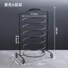 Estante de Platos Multicapa de Acero Inoxidable, Estante para Servir Fondue, Estante para Platos de Barbacoa, Estante Portátil para Alimentos, Estante Comercial para Preparación de Alimentos