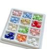 Estrella de cinco puntas brillante cuentas de cerámica hechas a mano cuentas sueltas paquete de materiales para accesorios de joyería DIY pendientes pulsera collar
