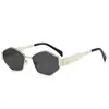 Nuevas gafas de sol transfronterizas con montura metálica ovalada, gafas de sol de moda estilo callejero para hombre y mujer, protección UV, venta al por mayor