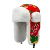 Estilo Étnico Retrô Chapéu de Algodão Nordestino Masculino Grande Tecido Floral Chapéu Lei Feng Infantil Feminino Inverno Fofo Proteção de Orelha Frio Ciclismo