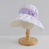 Sombrero para bebé niña, estilo fino de primavera y verano, sombrero solar para niños con ala ancha, protección UV, sombrero solar de poner