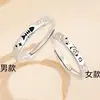 Anillos de Pareja Gato y Pez Par Diseño de Nicho Alianzas de Boda Lujo Ligero Gama Alta 2025 Nuevo Estilo Caliente Regalo para Novia