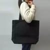 Bolsa de Lienzo en Blanco al por Mayor de Fábrica Estilo Coreano Pintura a Mano Graffiti Personalizada Bolsa Bandolera Blanca Hombro Logo Bolsa de Lienzo