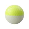 Pelota de Golf Cristal Translúcida Doble Color Núcleo Caucho Sintético Exterior Importada DuPont Sarin Pelota de Práctica para Exterior
