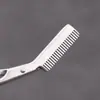 Tijeras para depilar cejas con peine, Tijeras especiales para cejas para mujer, Recortador para hombre, Juego de cuchillos pequeños para recortar cejas, Kit de herramientas