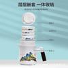 Juego de Té Cerámico para Viaje Taza Portátil de Preparación Rápida con Bolsa de Transporte Juego Taza de Té Kung Fu para Exteriores Tetera Porcelana Blanca de Negocios