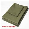 Venta Directa de Fábrica Verde Militar Algodón Puro Funda de Edredón Extensa Sábanas Funda de Almohada Tipo Sobre Juego de Colchón para Cama Individual Juego Suave de 3 Piezas