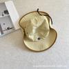 Sombrero de Pescador de Secado Rápido para Niños Estilo Coreano Estilo Occidental para Viaje de Bebé Sombrero Versátil para Montañismo Sombrero de Sol con Ala Grande de Primavera y Verano