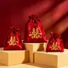 Bolsa de doces para casamento, bolsa de tecido, bolsa especial sem dobra estilo chinês para doces, bolsa de doces de alta qualidade para casamento, bolsa de mão para doces