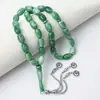 Árabe Saudita del Medio Oriente Zanzhu 33 Cuentas 10*13mm Cuentas de Oración Pulsera de Mano Cuentas de Aleación Estilo Estrella y Luna
