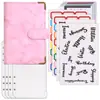 Amazon Transfronterizo Planificador A6 Cuaderno de Hojas Sueltas Libro de Presupuesto Libro de Ahorro de Dinero Libro de Contabilidad de Efectivo de Cuero PU En Stock