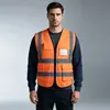 Coletes refletivos para canteiros de obras, projetos de construção chineses, roupas refletivas de segurança, impressão de logotipo personalizado, uniformes de trabalho