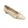Zapatos elegantes de tacón de cuña de charol con punta de doble uso, nuevos tacones altos con diseño calado de primavera-verano