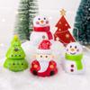 Juguetes de relojería navideños transfronterizos irán en la cadena árbol de Navidad hombre viejo alce muñeco de nieve coche de arrastre venta al por mayor