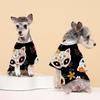 Ropa para mascotas de otoño e invierno nueva transfronteriza Ropa para perros Teddy Bomei perros franceses gatos Ropa de dos patas impresa para Halloween