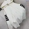 Suéter Cárdigan con Capucha Estilo Perezoso para Mujer Otoño Invierno 2026 Nueva Versión Coreana Cárdigan de Punto de Alta Calidad