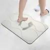 Tapetes de piso de terra de diatomáceas rígidos feitos sob medida para banheiros, tapetes absorventes, tapetes antiderrapantes para uso doméstico, tapetes de piso de terra de diatomáceas naturais