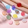 Contas de Caracol em Vidro Iridescente Pintado a Ouro, Contas Soltas de Vidro, Materiais para Acessórios de Cabelo Artesanais DIY Estilo Antigo, Materiais para Montagem de Pulseiras