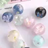 Cuentas de aleación de 16 mm con forma de mariposa y explosión de estrella galáctica, adecuadas para joyería DIY, cadenas de teléfono, bolígrafos de cuentas y llaveros