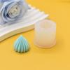 Molde geométrico para velas DIY aromaterapia yeso forma de abanico mineral piedra de incienso vela epoxi silicona molde fondant