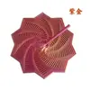 Impressão 3D Alívio de Estresse Popular Torre de Cenoura Jenga Crianças Alívio de Estresse Brinquedo Curativo Torre Espiral Gradiente 3D Rotativo
