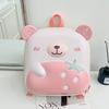 Mochila Infantil Impermeável Casual Jardim de Infância Moe Bao Nova Mochila Urso Fofo Bolsa Casca de Ovo 3D