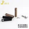 Tubo redondo sólido de aleación de aluminio protector de columna tira de borde estantería barandilla estante de gabinete de vino estante de metal protector de estantería de supermercado