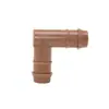 Atacado 17mm Tubo de Irrigação por Gotejamento de Jardim Rosca Externa Direta Conexões Triplas Passantes Irrigação por Gotejamento Agrícola Fita Tubo Pe Conector Barbela