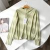 ¡Gran Elasticidad! Chaqueta de Piel Casual con Capucha Multicolor de Secado Rápido Transpirable Protección Solar 433703