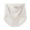 Ropa Interior de Maternidad Transpirable Sin Costuras de Seda Helada de Cintura Alta para Todas las Etapas del Embarazo, Calzones para Mujer de Tallas Grandes que Levantan el Trasero