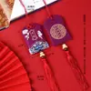 Bolsa de Bênçãos Personalizada com Amuleto Xiangyun Bolsa Vazia Estilo Chinês Templo Paz Amuleto Sachê Criativo Cultural Pequeno Presente