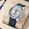 Modelo Nuevo Reloj Mecánico Totalmente Automático Reloj Guerrero Negro Deportivo Adhesivo de Cuero para Transmisión en Vivo Reloj Mecánico para Hombre Venta al por Mayor