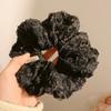 Scrunchie de Encaje Blanco Suave Flor para el Cabello Extra Grande Estilo Coreano para Mujer Goma para el Cabello de Alta Gama Accesorios para el Cabello Venta al por Mayor