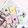 Estojo de Lentes de Contato para Miopia Desenho Makaron Celebridade da Internet Beleza Simples Lente de Contato Estojo Portátil Duplo com Clipe Ventosa Estojo de Cuidados