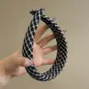 Tiara Xadrez Fofa para Mulheres, Acessório de Cabelo para Prender o Cabelo, Estilosa e Fashion para o Uso Diário