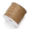 Cordón de Cera Coreano Cordón Redondo de Cera Hecho a Mano DIY Cuerda para Tejer Collar Pulsera Colgante Correa para Lanyard Cuerda de Mano para Tejer Resistente al Desgaste Cordón de Cuero
