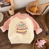 Suéter para niñas, nuevo suéter coreano de otoño e invierno para bebés, suéter grueso para niños, lindo jersey de estilo occidental de punto