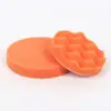 Conjunto de Discos de Polimento com Roda de Esponja 3-7 polegadas Bola de Esponja Plana Ondulada Autoadesiva Roda de Polimento Almofada de Polimento para Enceramento