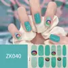 12 Dedos Blanco Sin Hornear Calcomanía para Uñas Calcomanía Completa Impermeable y Duradera Parche de Uñas para Arte de Uñas Estilo Simple Calcomanía para Uñas Película de Esmalte para Uñas
