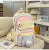Mochila Escolar para Niñas, Estilo Ins, Estilo Universitario, Mochila Simple y Versátil, Gran Capacidad, Mochila Ligera para Estudiantes de Preparatoria y Secundaria