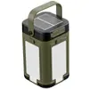 Luz de Camping para Exteriores Meilong, Lámpara Plegable de Cuatro Hojas, Carga Solar, Luz de Ambiente para Tienda de Campaña de Larga Duración, Luz de Trabajo